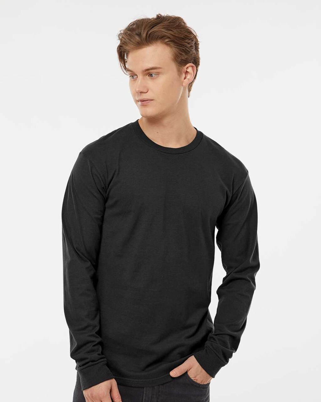 Unisex Heavyweight Jersey Long Sleeve T-Shirt | Elevate Your Casual Look with Our Casual Long Sleeve Tee | 5.5 oz./yd&#xB2;, 100% ring-spun USA cotton Relaxed Fit Long Sleeve Shirt for men | RADYAN